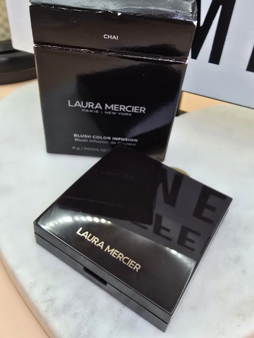 laura mercier Blush Color Infusion in Chai - Peach Pink